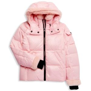 Girl's Faux Fur Trim Down Puffer
Jacket by S13 - Size 14 - Brand New